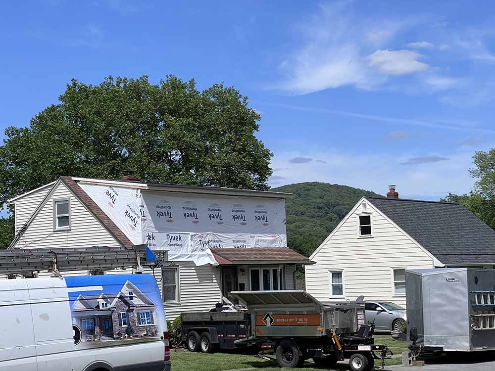 Home addition framing